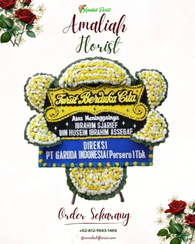 Papan Bunga Duka di Cigadung
