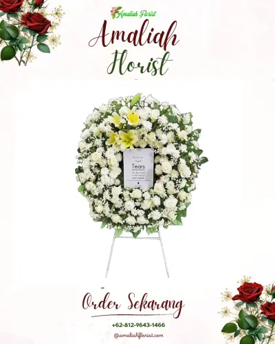 Krans Bunga Duka Cita di Cigadung